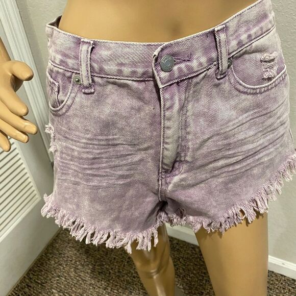 SIMPLE SOCIETY Distressed Cut Off Shortssize9 - Picture 4 of 12